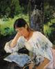 Серов В.А. Портрет А.Я. Симонович. 1889.  ГРМ